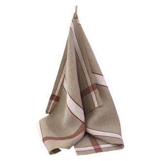 Johanne Lacasse Johanne Lacasse -  Red chevron linen cloth