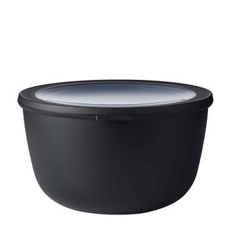 Rosti Mepal Cirqula - Bol multi avec couvercle 3L noir (haut)