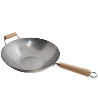 Dexam Wok acier carbone 34cm Dexam Wok acier carbone 34cm
