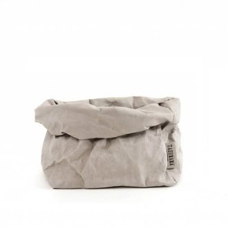 Uashmama Uashmama - Sac papier grand gris Uashmama Uashmama - Sac papier grand gris
