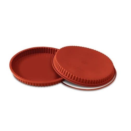 4 Mini Moules à Gâteau Silicone 10 Cm - Antiadhésifs, Réutilisables, Pour Cheesecake, Mousse, Quiche