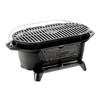 Lodge Logic Lodge - Cast iron Sportsman Charcoal Grill (18") Lodge Logic Lodge - Cast iron Sportsman Charcoal Grill (18")