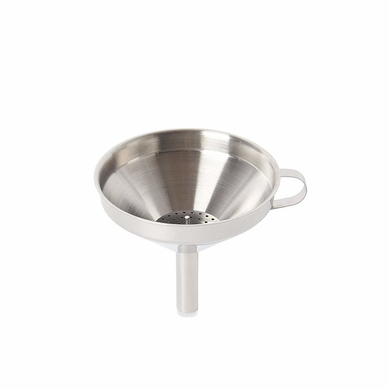 Foxrun FoxRun - 5 '' stainless steel funnel with removable perforated filter