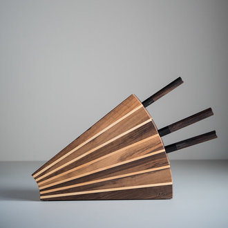 Magnetic Wooden Knife Rack - Maple / 30cm / 12