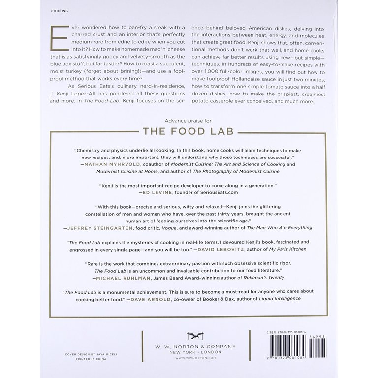 Random Livre de recettes - The Food Lab