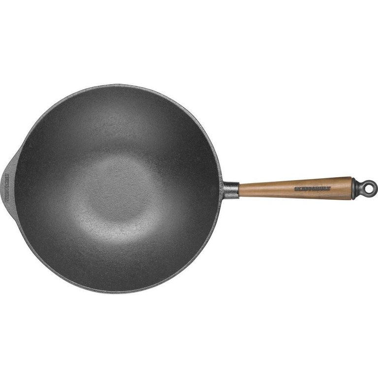 Skeppshult Skeppshult - Wok 32 cm, manche en noyer