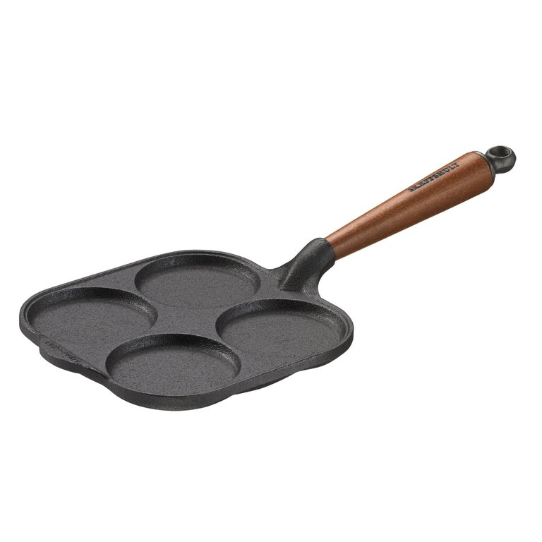 Skeppshult Skeppshult - Cast iron egg frying pan, walnut handle