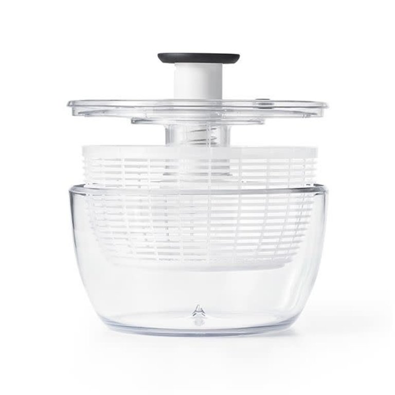 Essoreuse à salade en plastique durable et lavable avec un trou dans le  couvercle, essoreuse à salade haute capacité pour laver la cuisine,  mélanger les légumes : : Cuisine et Maison