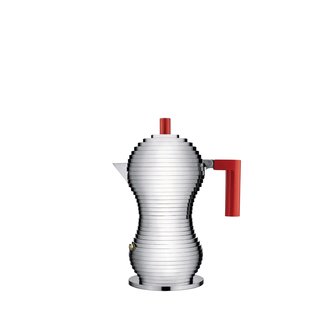 Alessi Alessi - Cafetière espresso à induction (3 tasses)- Pulcina Rouge / Michele De Lucchi Alessi Alessi - Cafetière espresso à induction (3 tasses)- Pulcina Rouge / Michele De Lucchi
