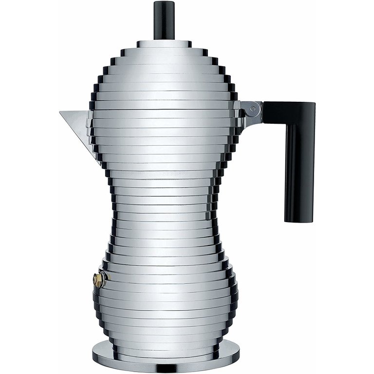 Alessi Alessi - Cafetière espresso (6 tasses)- Pulcina Noire / Michele De Lucchi