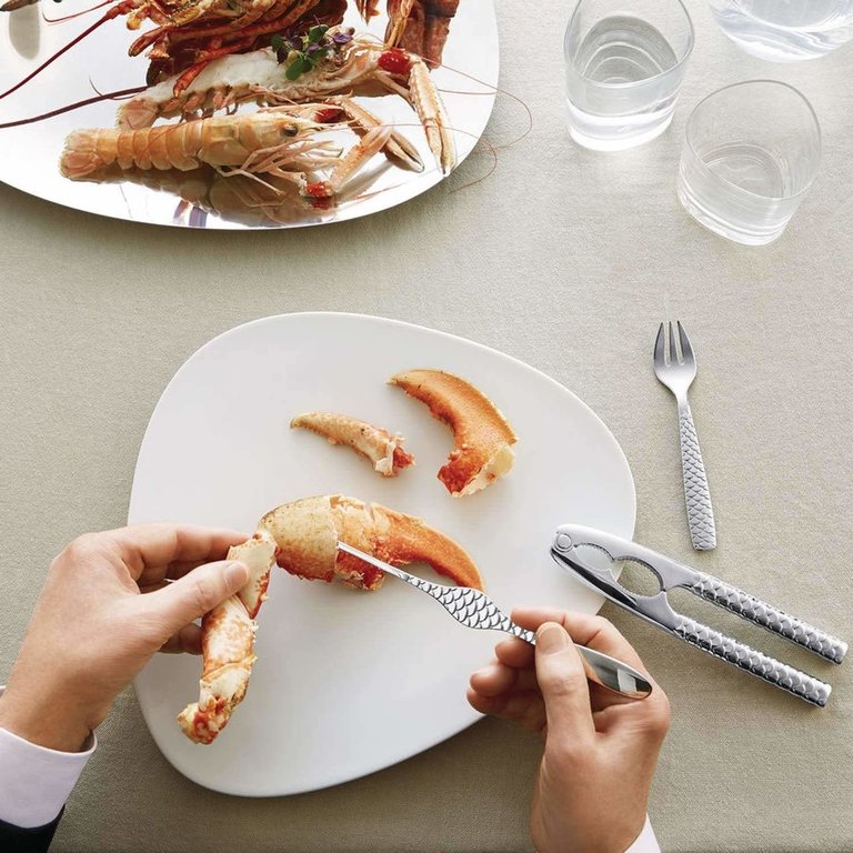 Alessi Alessi - Set of 4 shellfish forks  - Colombina / Doriana and Massimiliano Fuksas