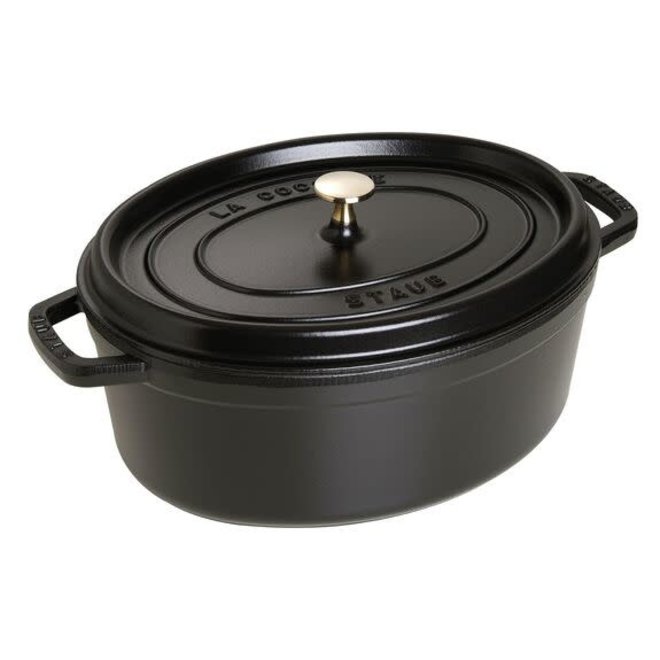 STAUB COCOTTE OVALE 31 CM ブルーインテンス Amazon.com: Staub Cast Iron Roaster/Cocotte, Oval 31 cm, 5.5