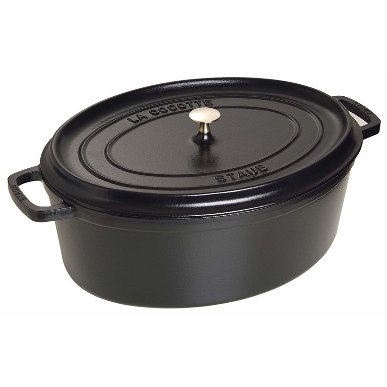 Staub Staub - 5.5 L Oval Cocotte - Black