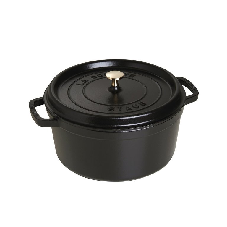 Staub Staub - 6.75 L round Cocotte - Black