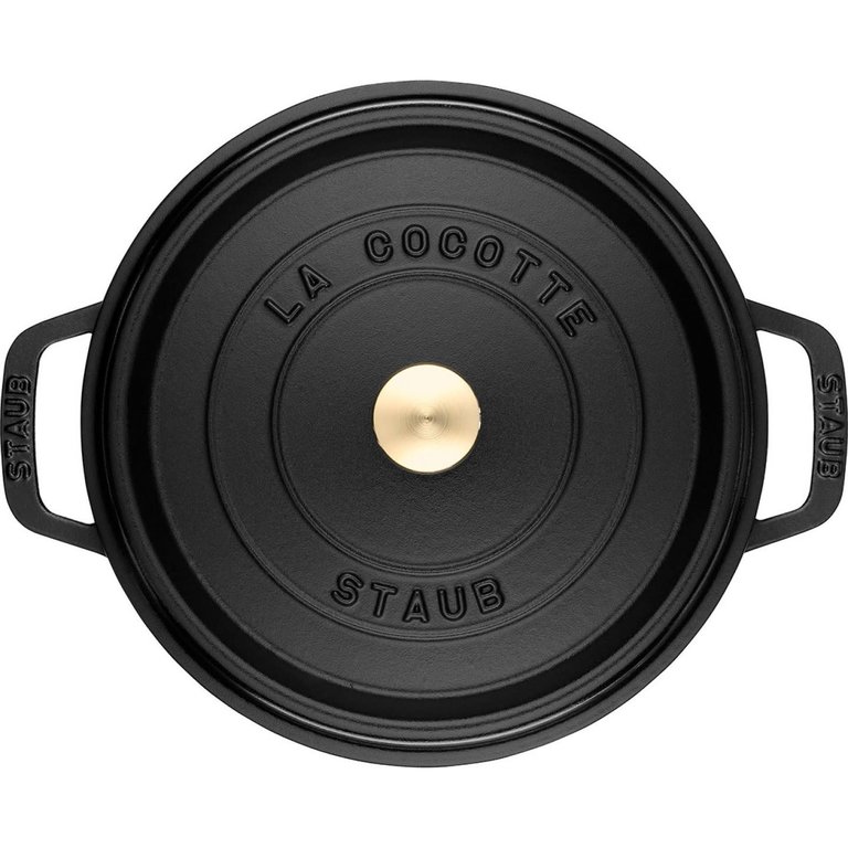 Staub Staub - 6.75 L round Cocotte - Black