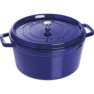 Staub Staub - Cocotte 8.4 L Ronde -  Bleue Staub Staub - Cocotte 8.4 L Ronde -  Bleue