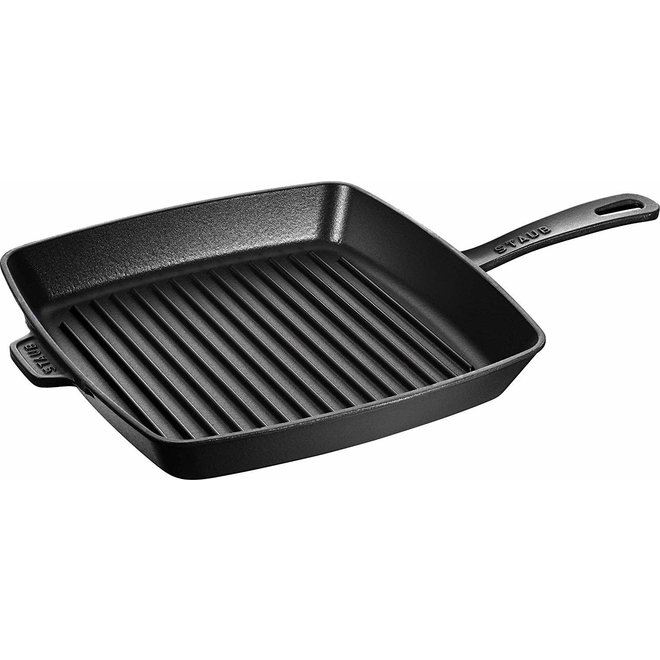 Staub - 10'' Square American grill - Indigo | Crème - Boutique Crème