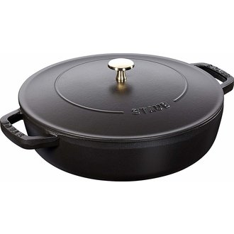 Staub Staub - Braisière en fonte émaillée 3.7L, noire