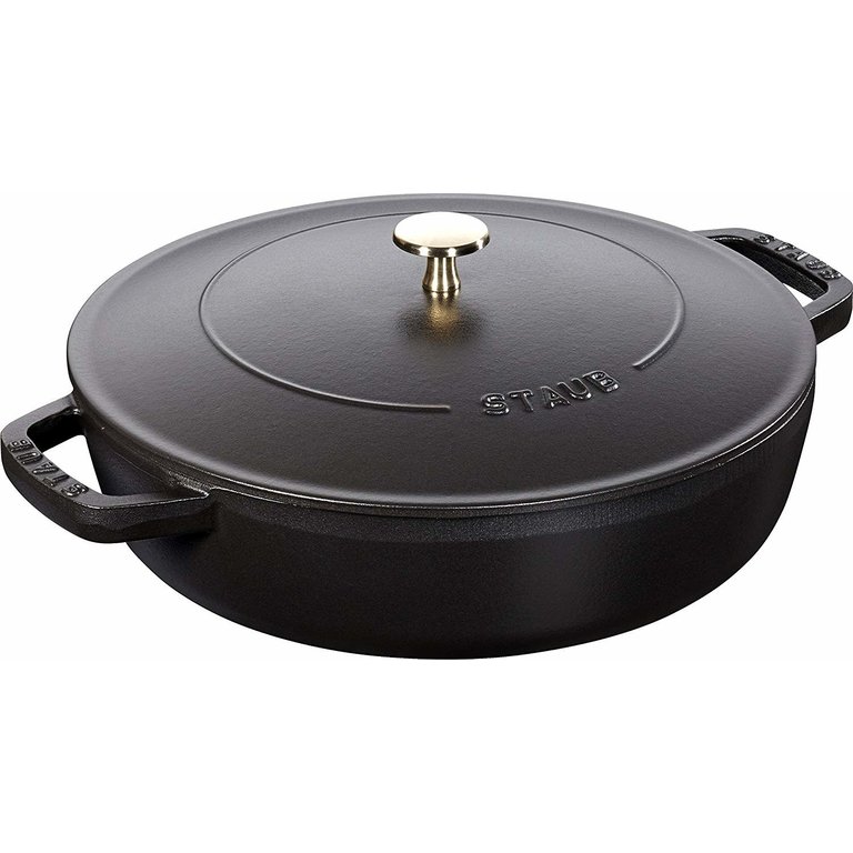 Staub Staub - Braisière en fonte émaillée 3.7L, noire