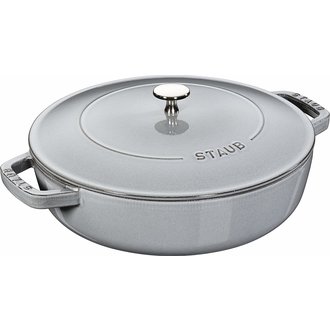 Staub Staub - Braisière en fonte émaillée 3.7L, grise