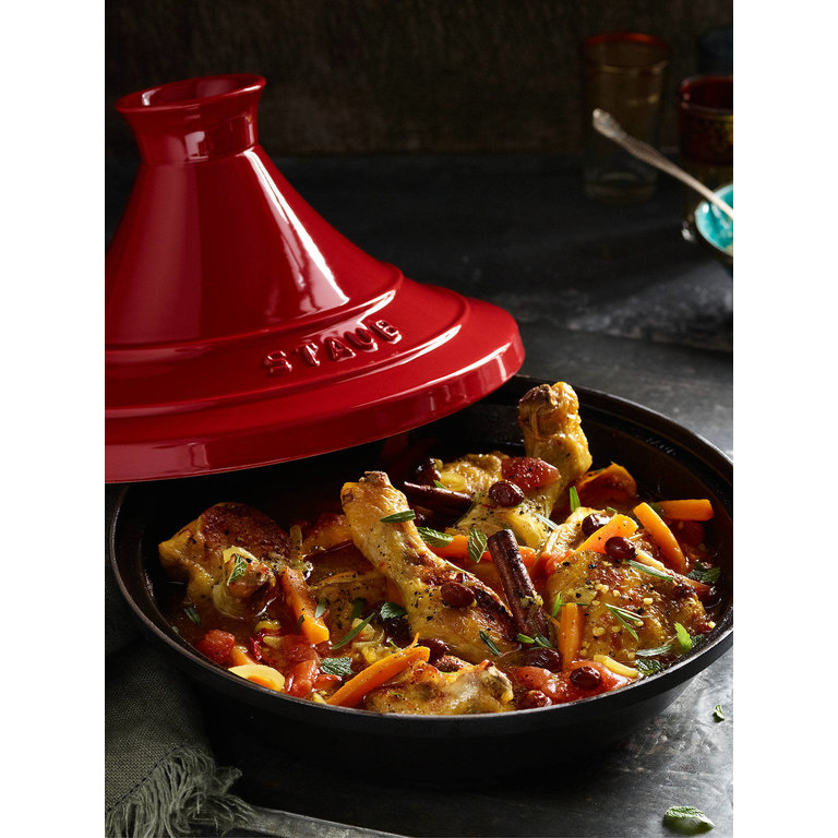 Staub Staub - Cast Iron tajine 11'' - Cherry