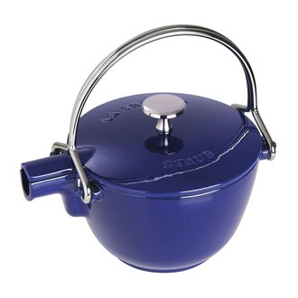 Staub Staub - 1.1L Cast iron tea pot - Blue Staub Staub - 1.1L Cast iron tea pot - Blue