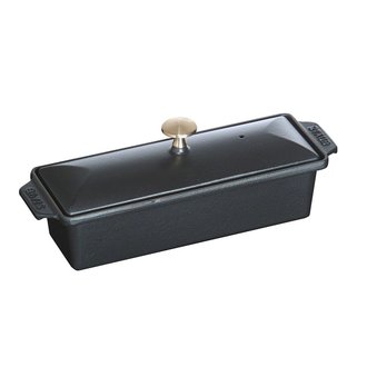 Staub Staub - Rectangular terrine in enameled cast iron, 30cm, black Staub Staub - Rectangular terrine in enameled cast iron, 30cm, black