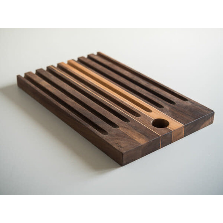 Arbol Arbol - Reversible bread board in walnut and maple 40x26 cm