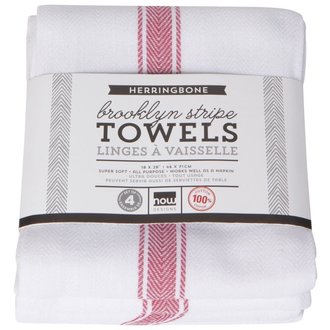 Danica Danica - Linge à vaisselle Brooklyn, bande rouge Danica Danica - Linge à vaisselle Brooklyn, bande rouge