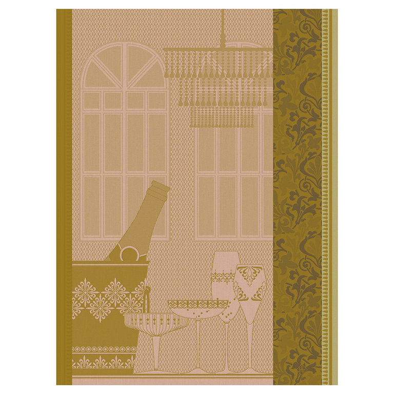 Le Jacquard Français Le Jacquard Français - Tea towel -  Ambiance Bulle Pamplemousse