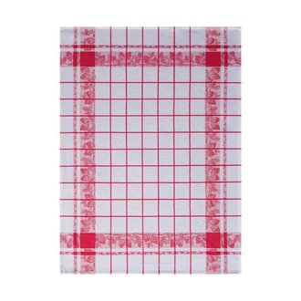 Le Jacquard Français Le Jacquard Français - Torchon - Fraises, rouge Le Jacquard Français Le Jacquard Français - Torchon - Fraises, rouge