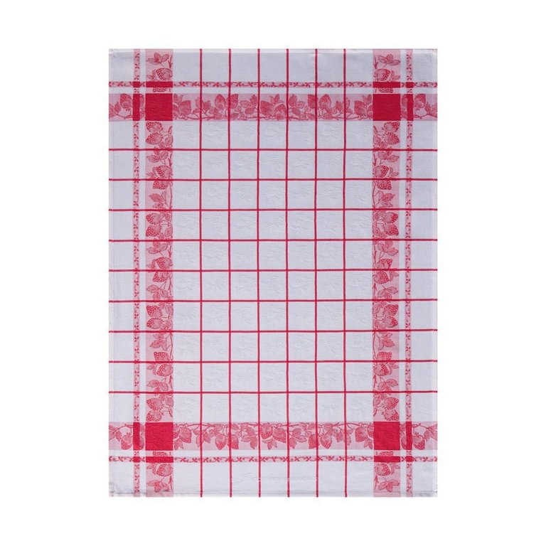 Le Jacquard Français Le Jacquard Français - Tea towel - Fraises, red