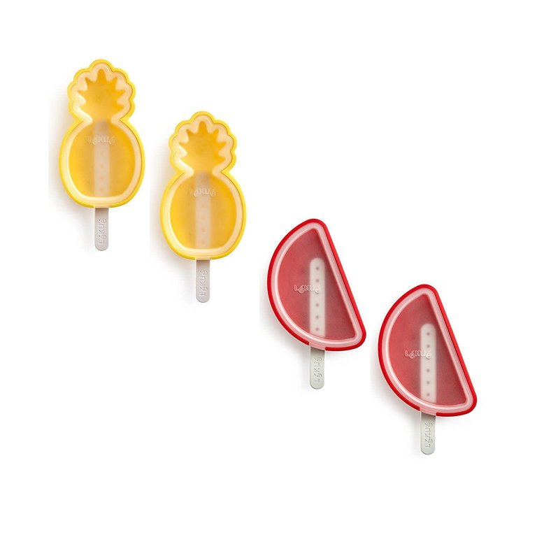 Lékué Lekué - Moules à popsicle carrés (ensemble de 4)