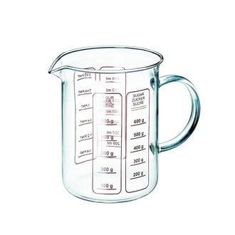 Simax Glass Measuring Cup, Durable Borosilicate Glass, Easy to