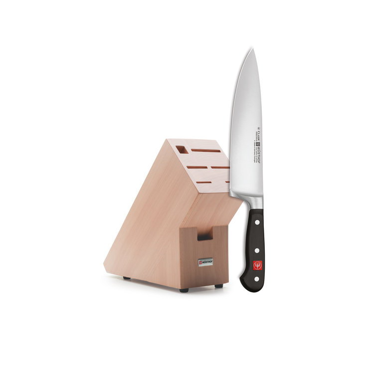 Wusthof Wusthof - Ensemble Couteau de chef 20cm + bloc 7 ouvertures - Classic