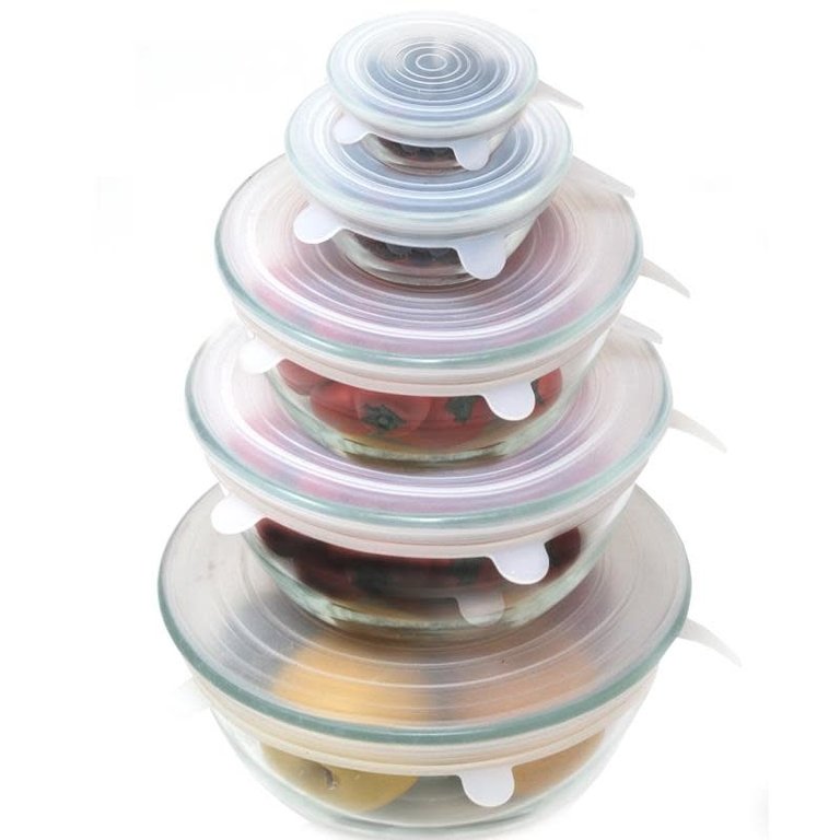 Danesco Danesco - Silicone stretch and fit lids (5 pcs)