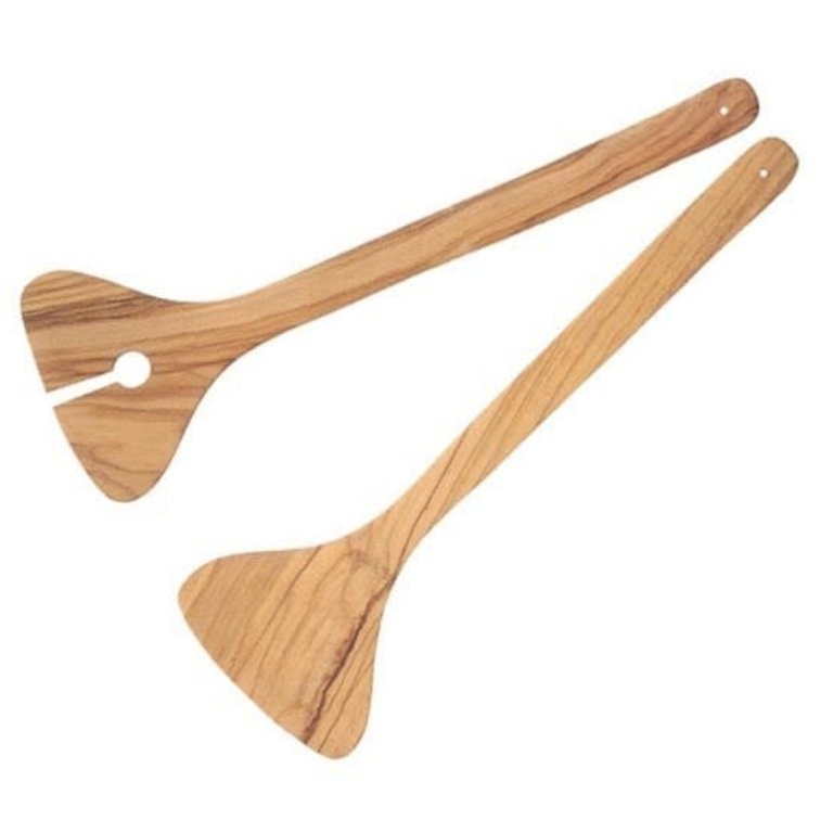 Scanwood Scanwood - Olive wood spatula / stirrer (pair)