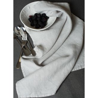 Linen Way Linen way - linge en lin Parisian 20"x28", gris argenté Linen Way Linen way - linge en lin Parisian 20"x28", gris argenté