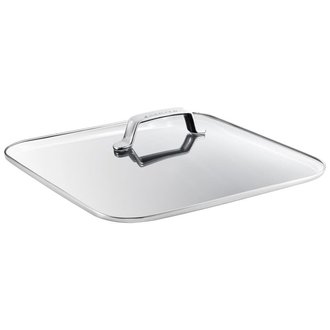 Scanpan Scanpan - Couvercle en verre carré 28 cm pour petit plat carré Scanpan Scanpan - Couvercle en verre carré 28 cm pour petit plat carré