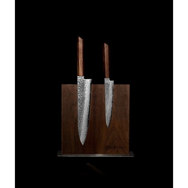 Hazaki Knives Hazaki Knives - Magnetic knife block, walnut