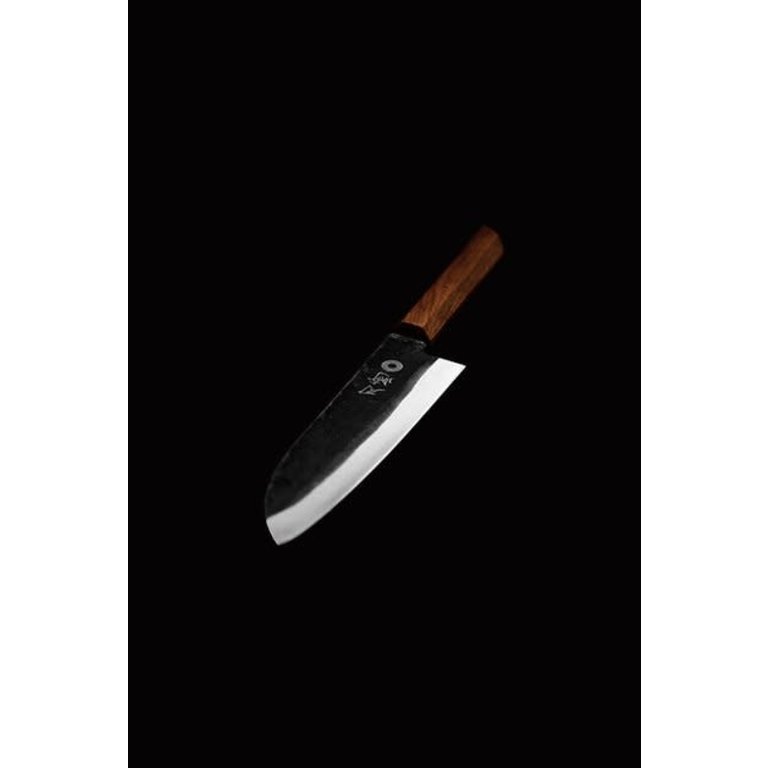 Hazaki Knives Hazaki Knives - Santoku knife 18 cm, walnut
