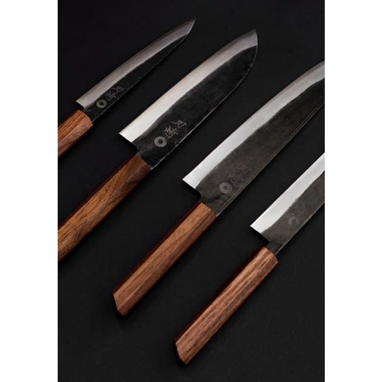 Hazaki Knives Hazaki Knives - Santoku knife 18 cm, walnut