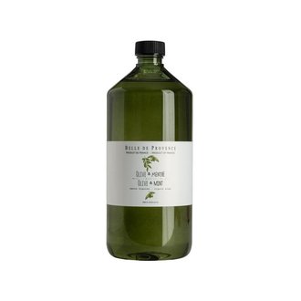 Belle de Provence Belle de Provence - Savon recharge 1L Huile olive et menthe Belle de Provence Belle de Provence - Savon recharge 1L Huile olive et menthe