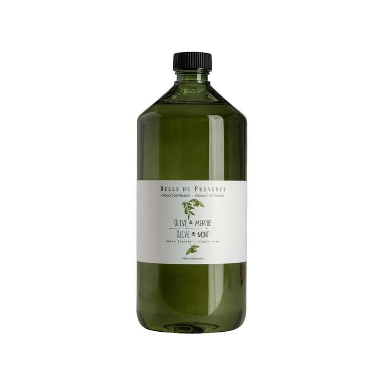 Belle de Provence Belle de Provence - Savon recharge 1L Huile olive et menthe