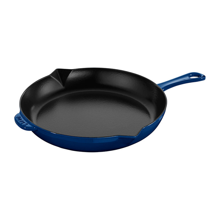 Staub Staub - 12'' Frying pan with pouring spout - Indigo