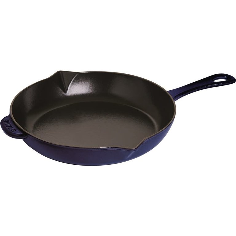 Staub Staub - 10'' Frying pan with pouring spout - Blue