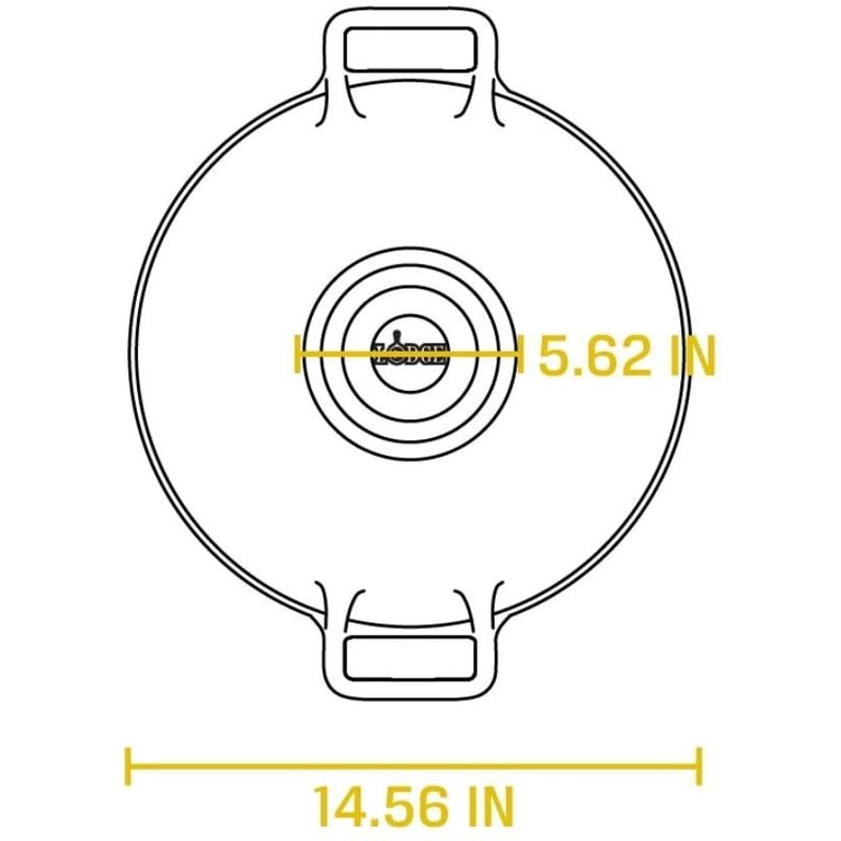 Lodge Logic Lodge -  Pro-Logic - Cast iron wok 35cm