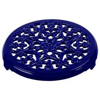 Staub Staub - 9'' Cast Iron Trivet - Blue Staub Staub - 9'' Cast Iron Trivet - Blue