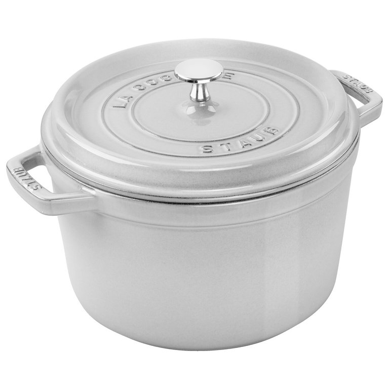 Staub Staub - 4.8 L Round Tall Cocotte - Grey