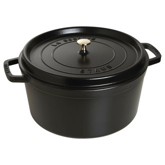Staub Staub - Cocotte 12.5 L Ronde - Noire Staub Staub - Cocotte 12.5 L Ronde - Noire